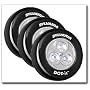 Sylvania - Dot-It Self-Adhesive Bright White LED Light, Black, 3-PACK (33793-3)