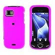 Premium Hot Pink Rubberized Snap-On Cover Hard Case Cell Phone Protector + Optional Detachable Belt Clip for Samsung Mythic A897