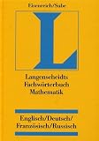 Dictionary of Maths: English-German-French-Russian