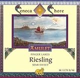 NV Seneca Shore Wine Cellars Riesling - Semi-Sweet (Blue Bottle), Finger Lakes Table Wine, 750 mL