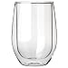 The Wine Enthusiast Steady Double-Walled Chardonnay Glasses Set of 2