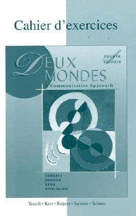 Workbook Lab Manual to accompany Deux mondes: A Communicative Approach