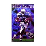 (23x35) Tennessee Titans Eddie George Sports Poster Print