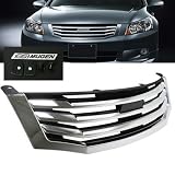 08-10 Honda Accord 4DR MUG Style Front Hood Grill Chrome by RS Type