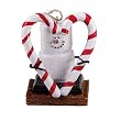 S'mores Candycane Heart Ornament