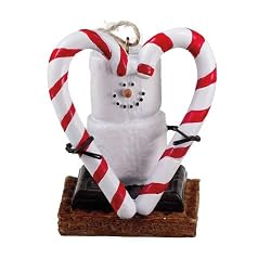 S'mores Candycane Heart Ornament