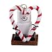 S'mores Candycane Heart Ornament