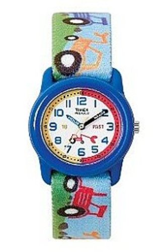 Timex Kids T7B6114E Analogue Time Teacher Blue Tractor Watch