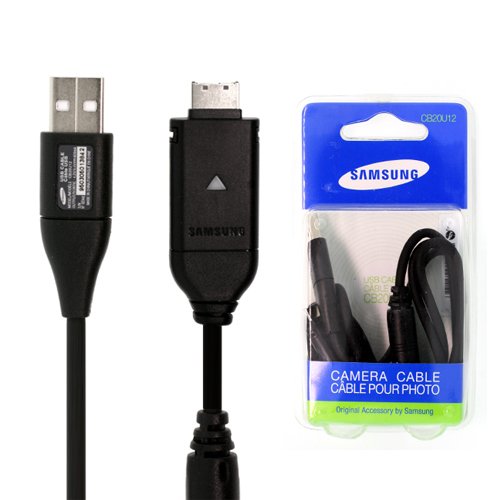 Samsung Retail Packaged(Non bulk) CB20U12 USB Cable(4 feet) for AQ100, TL100, TL105, TL110, TL205, TL210, TL220, TL240, TL9, TL90, HZ15W, HZ25W, HZ30W, HZ35W, L100, L110, L200, L210, NV30, NV4, NV40,SL102, SL105, SL201, SL202, SL310, SL420, SL50, SL502, SL600, SL605, SL620