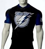 NHL Tampa Bay Lightning Women's Cycling Jersey, Black, X-Small