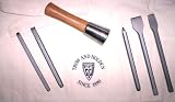 HARD STONE HAND CARVING SET WITH ROUND HAMMER