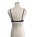 Kinghard Sexy Women Hollow Crop Tops Sheer Bralette Bustier Unpadded Bra (M)