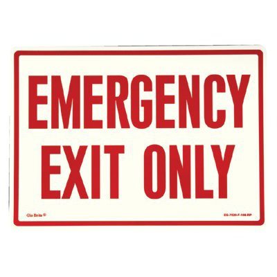 SEPTLS397EG7520F108RP - Glow In The Dark Exit Signs