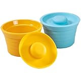 Kinderville Little Bites Storage, Jars Blue/Orange