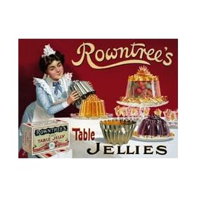 Rowntree's Table Jellies - Mini Metal Wall Sign