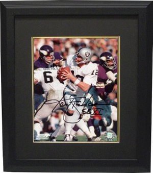 Ken Stabler signed Oakland Raiders 16X20 Photo Custom Framed SB XI