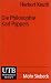 Die Philosophie Karl Poppers (