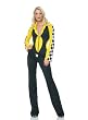 Leg Avenue Race Crew Incl Zipper Front Jumpsuit W/ Badges