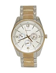 Fossil BQ1072 Stainless Steel Two Tone Cristals Womens Watch