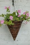 14" Willow Cone Hanging Basket