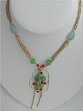 GEMSTONES NECKLACES GOLD PLATED QUARTZ JP624 by World of Watches and Gems