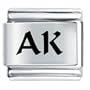 Ak Alaska State Travel & Flags Italian Charm Bracelet