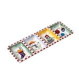 Pfaltzgraff Holiday Magic 4-Section Divided Serving Dish