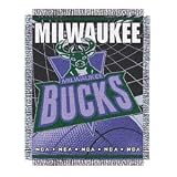 Milwaukee Bucks Triple Woven Jacquard NBA Throw (019 Series)