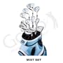 Adams Lady A7 OS 14-Piece Mist Full Set in Petite Length : Right, 13 Clubs + Cart Bag