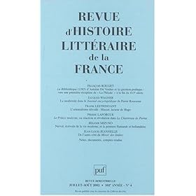 Revue D Histoire Litteraire De La France by 