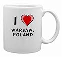 I Love Warsaw, Poland Mug