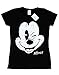 Disney Women's Mickey Mouse Distressed Face T-Shirt