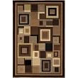 Contemporary Area Rug, Home Dynamix Catalina Black Brown. Contemporary Area Rug, Home Dynamix Catalina Black Brown.