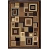 Home Dynamix Catalina 4467-469 Black/Brown Polyproplene 5-Feet 3 by 7-Feet 2 Contemporary Area Rug