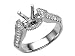 0.50 cts Round Diamonds Engagement Ring - Platinum, 14kt White or Yellow Gold