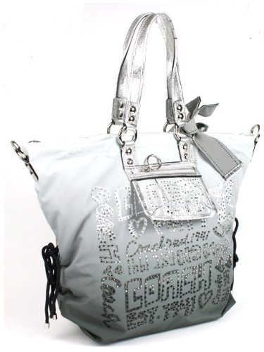 コーチ COACH トートバッグ ポピー ストーリーパッチ コレクティブル XL スポットライト シルバー/ブラック 15312
