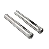 uxcell　ガラスホールソー　金属ダイヤモンド粒子　シルバートーン　　2個