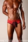2(X)ist Fusion No Show Brief - Crimson/Burgundy
