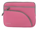rooCASE Acer Aspire One AO751h-1145 11.6-Inch Netbook Neoprene Sleeve Case - Tri-Pocket Invisible Zipper - Magenta