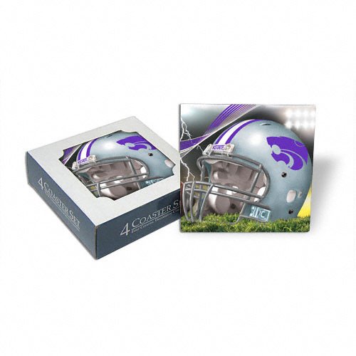 Kansas State Wildcats Set of 4 Stadium Coasters