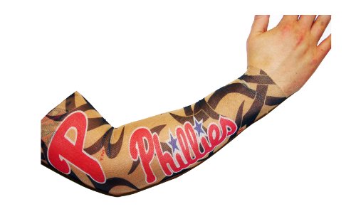 MLB Philadelphia Phillies 2-Pack Arm Sleeve Tattoos