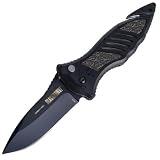 CQD Mark I Type E, Black Nylon Handle, Black Blade, Plain