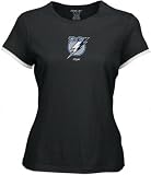 Tampa Bay Lightning Women's Frosted Logo Cap Sleeve Layered Tissue Tee