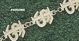Florida State Seminoles Interlocked FS 7 Bracelet - 14KT Gold Jewelry