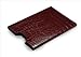 OCTOVO Seamless Leather Slip Cover (Fits 6" Display, 2nd Generation Kindle) - Wine Embossed
