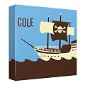 Pirate Ship Canvas Kids Wall Décor