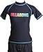 Billabong(ビラボン）713-854レディース半袖ラッシュガード・ブラック