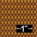 Dollhouse Wallpaper Victorian Creme de Cacao
