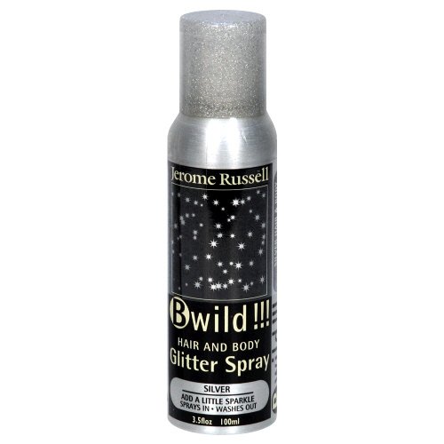 Jerome Russell B-Wild Glitter Spray Silver