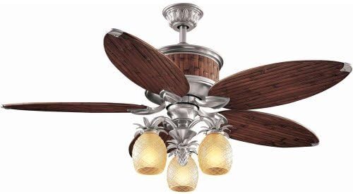 Hampton Bay Colonial Bamboo 52 in. Pewter Ceiling Fan by Air Cool Industrial